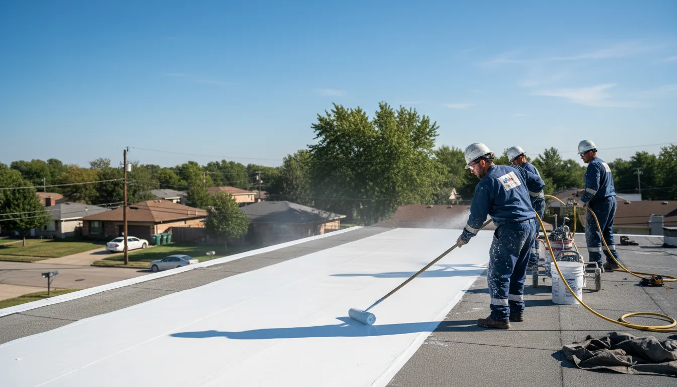 Commercial roof coating in Mill Creek, IN near me